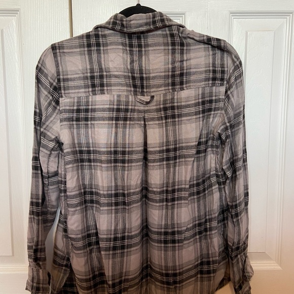 American Eagle Plaid Flannel - Picture 4 of 5